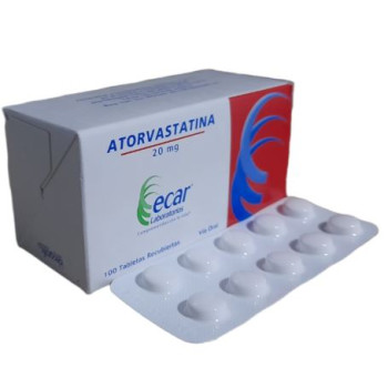 ATORVASTATINA 20MG CAJAX100...