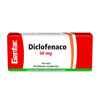 DICLOFENACO 50MG CAJAX30...