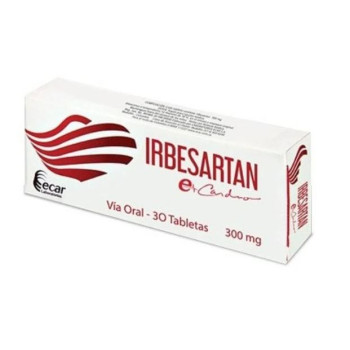 IRBESARTAN 300MG CAJAX30...
