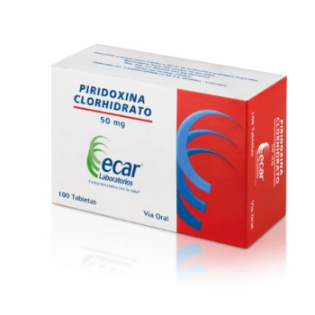 PIRIDOXINA 50MG CAJAX100...