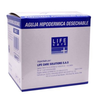 AGUJA HIPODERMICA 22G X 1...