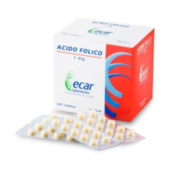 ACIDO FOLICO 1MG CAJA X 300...